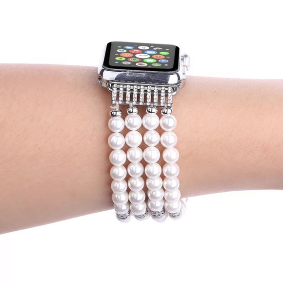 Faux Pearl Bracelet Band for Apple Watch - Picture 7 of 7